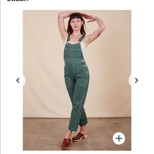 Big Bud Press overalls emerald green- size M